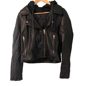 BlankNYC Faux Leather Jacket Size XL